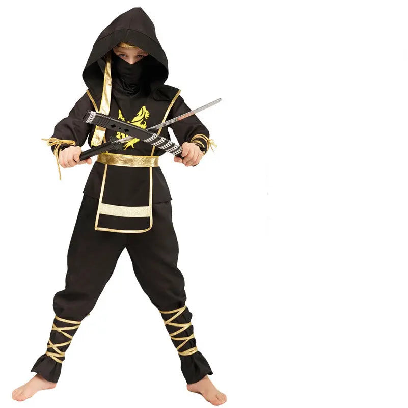 Halloween costumes for kids- Ninja Costume Set - Bookerads Merch Shop