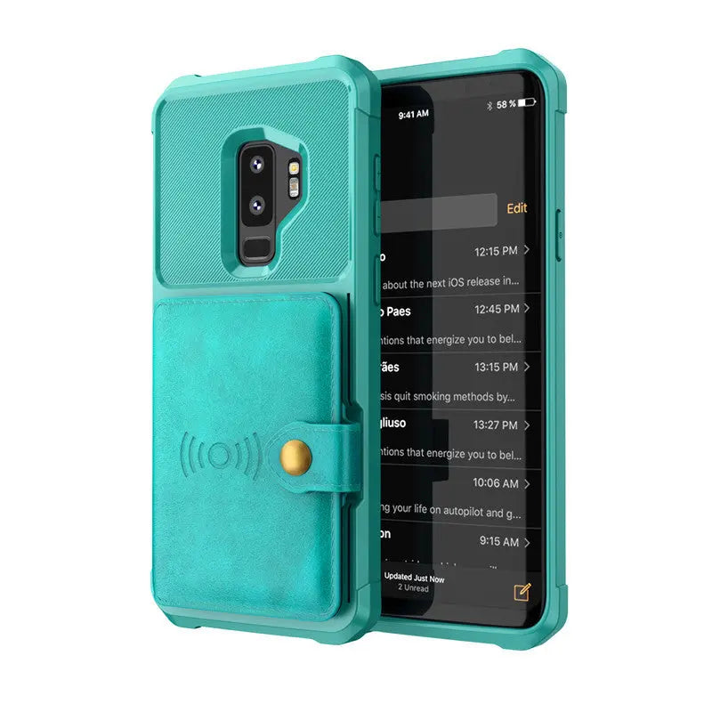 iPhone wallet case-Luxury Leather Flip cover for Samsung and iPhone.