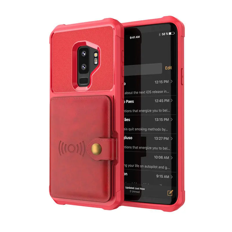 iPhone wallet case-Luxury Leather Flip cover for Samsung and iPhone.