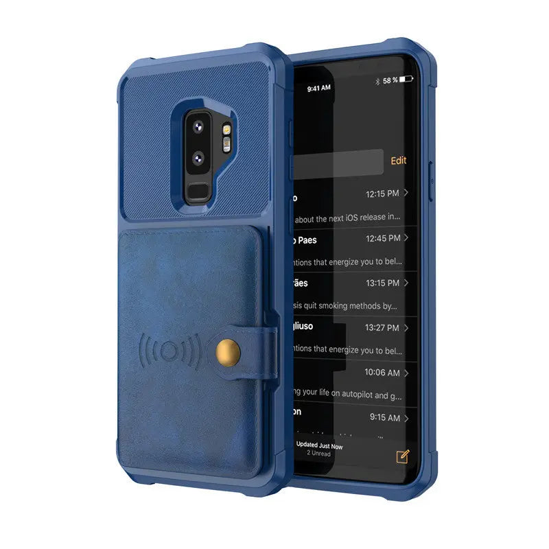 iPhone wallet case-Luxury Leather Flip cover for Samsung and iPhone.
