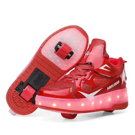 Roller Skating Shoes with LED lights for kids