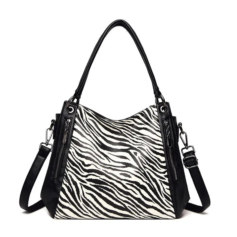 Optimize product title: Stylish Leopard Print Women's Bag with Spacious Capacity - Bookerads Merch Shop