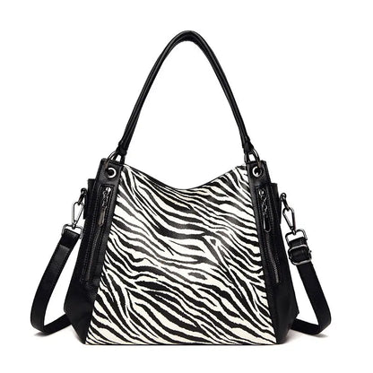 Optimize product title: Stylish Leopard Print Women's Bag with Spacious Capacity - Bookerads Merch Shop