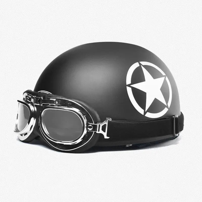 Retro Harley Electric Bicycle Helmet - Unisex Four Seasons Universal Helmet for Men and Women - Bookerads Merch Shop