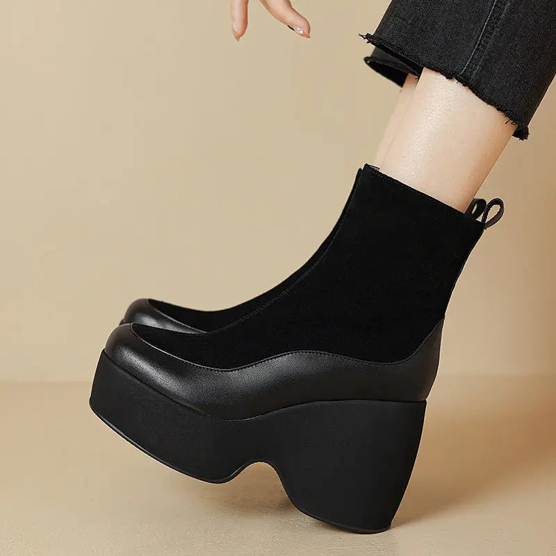Platform Martin Boots