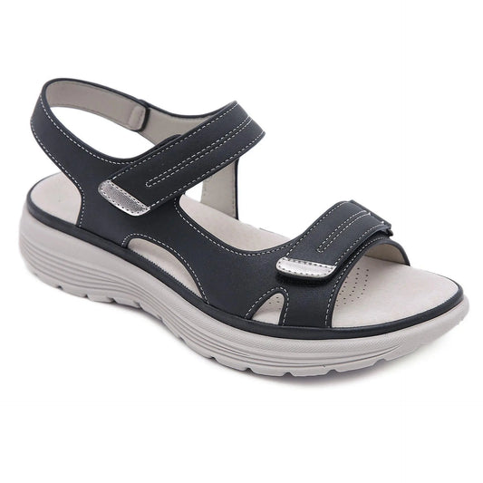 Sports Style Wedge Lightweight Velcro Plus Size Slippers Women