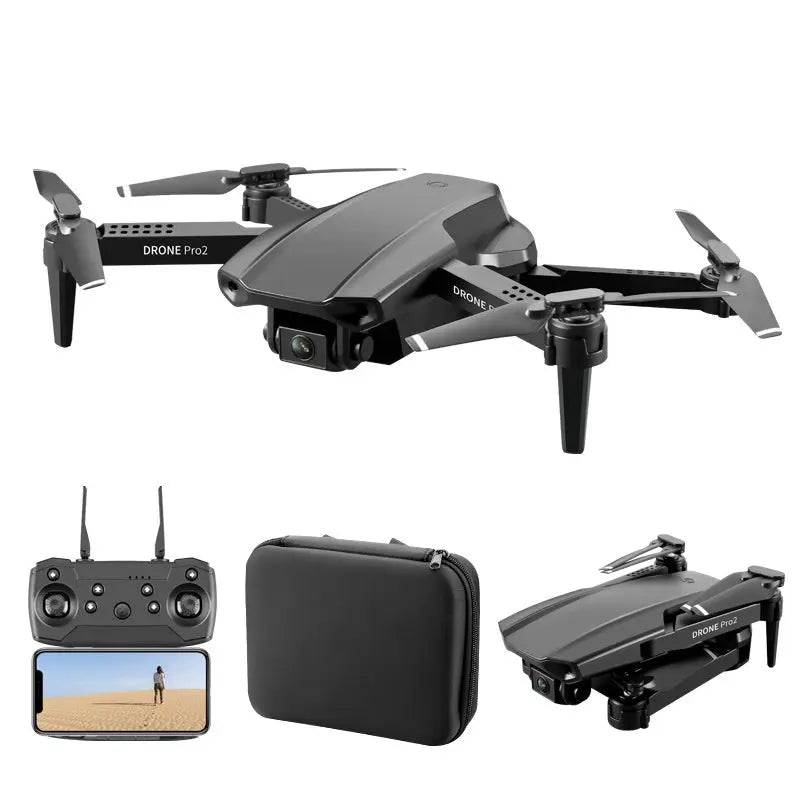 folding drone with camera E99Pro2 Folding UAV HD Aerial Photography - Bookerads Merch Shop