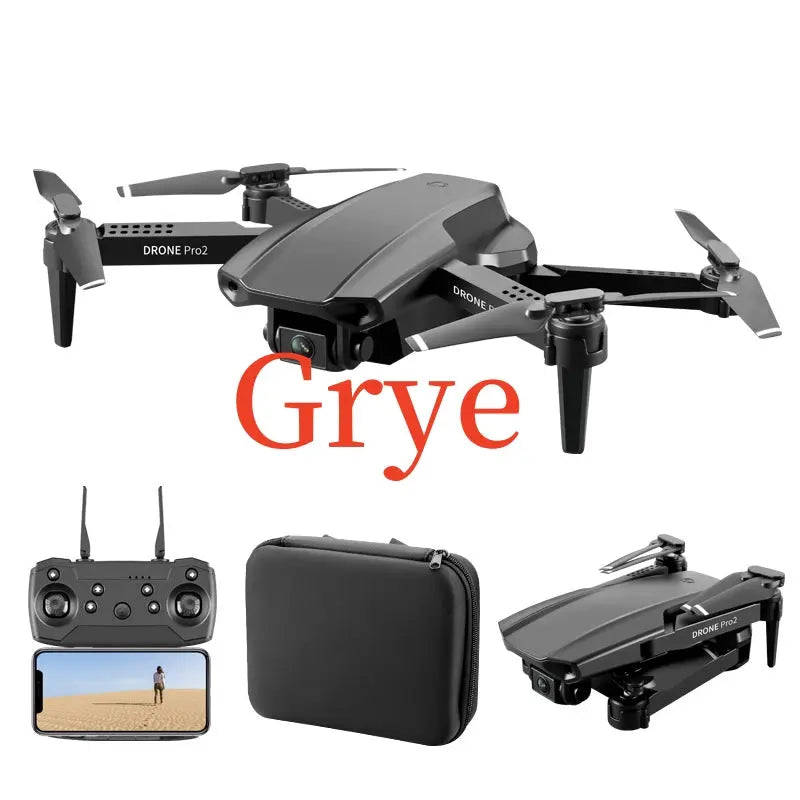 folding drone with camera E99Pro2 Folding UAV HD Aerial Photography - Bookerads Merch Shop